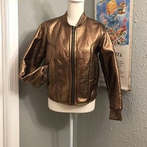 TOV Holy G inc metallic bronze jacket